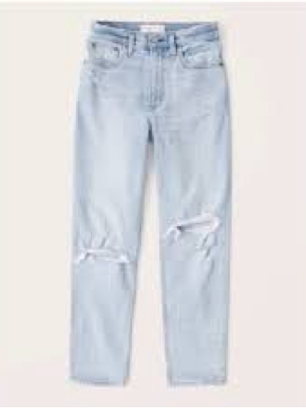 Abercrombie & Fitch Light Blue Straight Leg Jeans